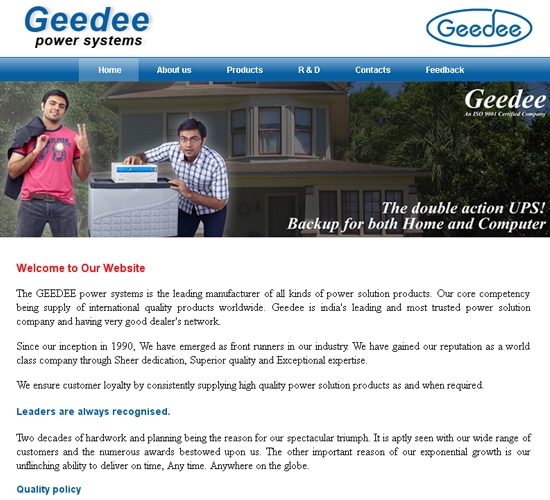 Geedee Power system